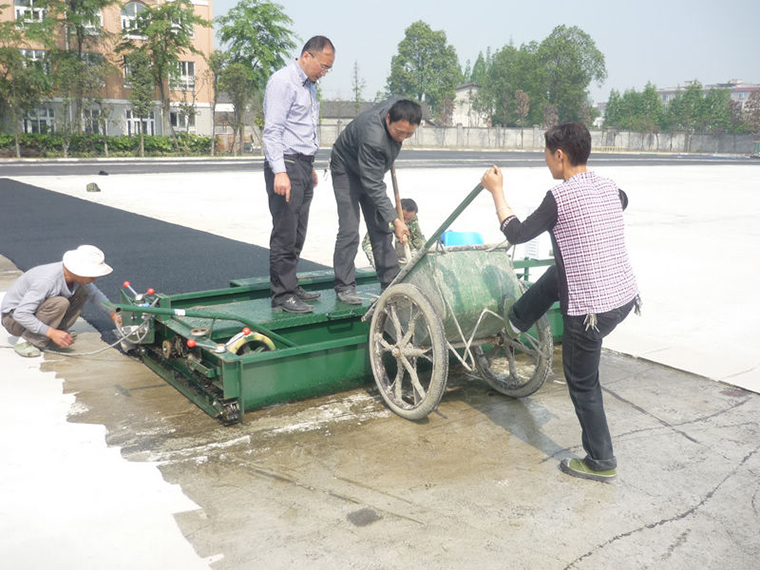 TPJ-1.5 1500mm Paver Machinery for School Playground Rubber Running Track