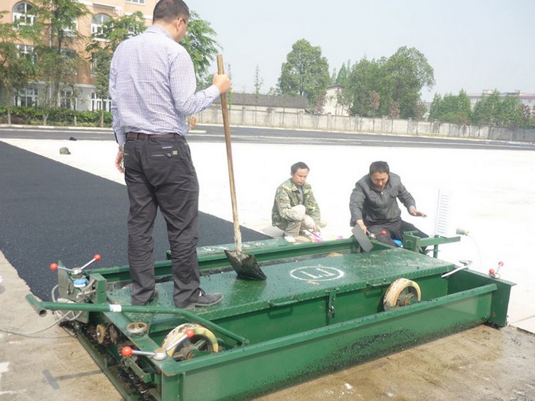 Operating Procedures For Laser Rubber Paving Machine